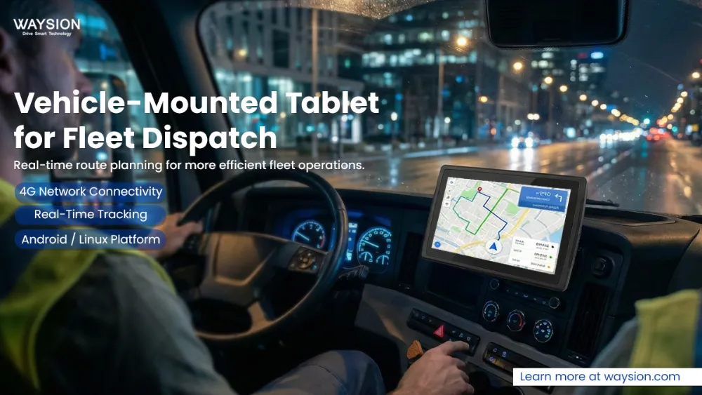 Vehicle Mounted Tablet for Fleet Dispatch SYV10R Rugged Tablet For Fleet Management